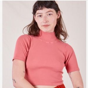 1/2 sleeve Big Bud Press Turtleneck Raspberry Sorbet